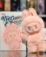 Pop Mart Big Into Energy pink bunny plush pendant figure
